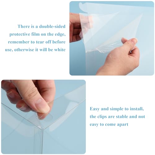 Cozlly Transparent Cake Box, Double Layer Large Gift Box with Sturdy Base, Clear Display Box for Cakes Pastries, and Desserts - Image 3