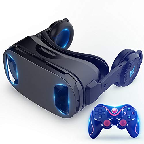 VR Virtual Reality Headset, U8 VR Virtual Reality-Helm 3D-Film-Spiele Mit Kopfhörer Für Smartphone 4.5 Bis 6 Zoll VR Brille Optional-Controller