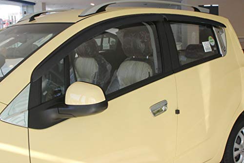 AUTO CLOVER Lot de 4 déflecteurs d'air pour Chevrolet Spark 2010-2015