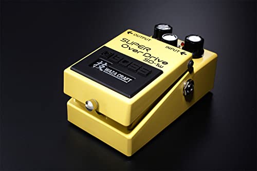 Image of Boss SD-1W Waza Craft Super Overdrive Bundle with Gearlux Power Supply, Instrument Cable, Patch Cable, and Picks