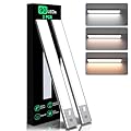 Foctro Closet Lights, 90leds Motion Sensor Light Indoor, 2000mah Rechargeable Under Cabinet Lighting Wireless with 3 Color Temps, 2 Pack Magnetic Dimmable Under Counter Lights for Kitchen
