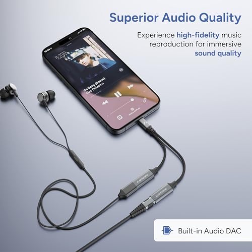 Ambrane AOTG-CC1 2-in-1 Type-C Audio & Charging Connector (Black) - Image 5