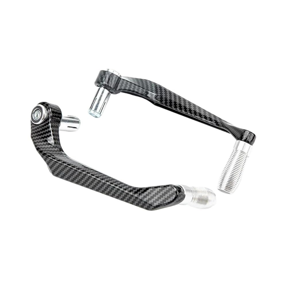Wgruklbd Silver Motorcycle Cnc Aluminum Handlebar Brake Clutch Lever Hand Guard Protector Accessories Handguard Shield Handlebars Protector