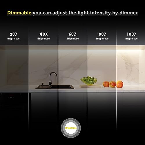 Image of COB CCT LED Strip Light, Tunable White 2700K-6500K, DC12V 608LEDs /m Dotless LED Tape, CRI90+ Dimmable UL Listed 16.4FT for Bedroom Kitchen Indoor Decor (No Adapter or Controller)