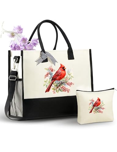 Bolso Tote Cardinal para mujer con cierre y correa miniatura 1