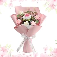 Genérico Ramo de Flores Tejidas a Ganchillo - Decoración