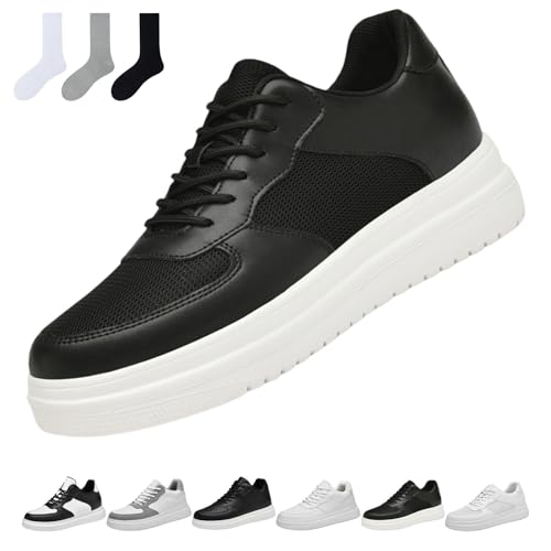 Tallure Height Boost Sneakers – 1.6”/2.4”/3”/4” Invisible Lift, Lightweight & Breathable Non-Slip Running Shoes for Men & Women