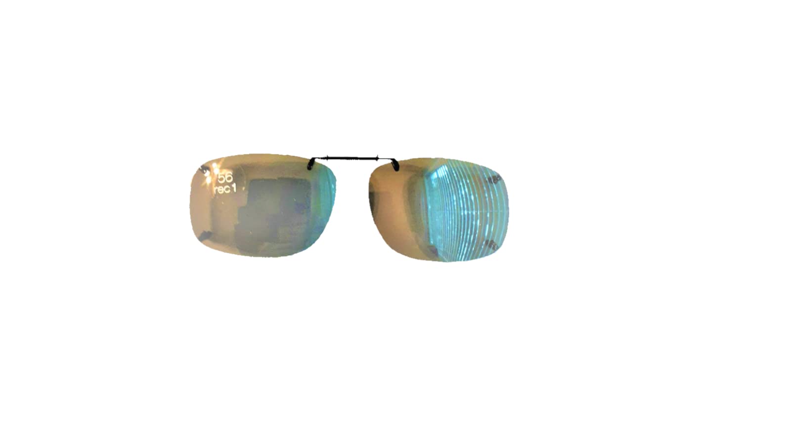 Solar ShieldPolarized 56 Rec 1 Clip-on RIMLESS Gray …