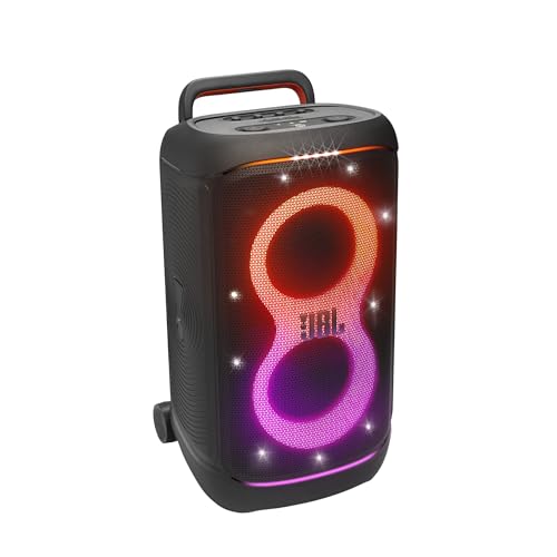 JBL Partybox 520 Bluetooth Speaker (Black) and divvi! Wireless Mic Pair Bundle