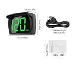 Heads Up Display for Cars HUD GPS Speedometer MPH with QC3.0 Fast Charger & Stable Silicone Pads, 2M USB Cable, Digital Speedometer for Cars Trucks, Boats SUV, Motorcycle Plug & Play - Image 6