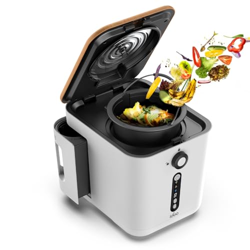 iDOO Electric Composter for Kitchen with Carbon Filter, Adjustable Time