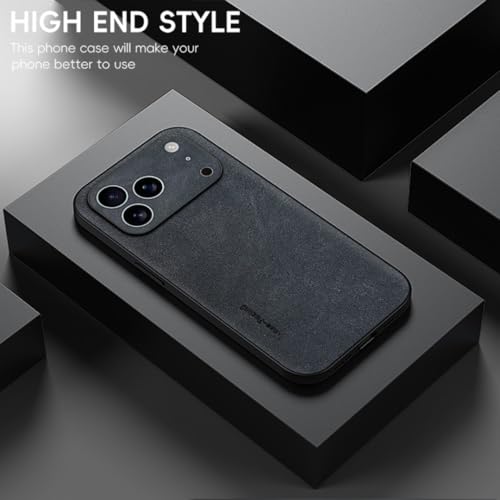 Étui en cuir de luxe pour iPhone 16, finissez-en avec les rayures grâce à cette coque antichoc - 5
