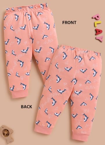 Image of LuvLap Baby Boys & Girls 100% Cotton Pyjama Pack of 4