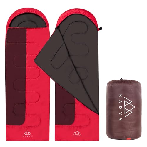 KADVA Camping Schlafsack Dorma L mit linksseitiger Verbindung 220 x 75 cm...