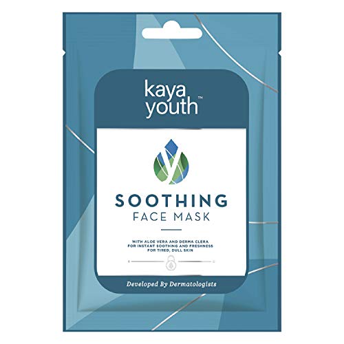 82% OFF on Kaya Youth Soothing Face Mask, With Aloe Vera and Derma Clear for Instantly Soothing Tired, Irritated Skin, Developed by Dermatologists, 15 min Magic Mask, 1 Piece 82% OFF on Kaya Youth Soothing Face Mask, With Aloe Vera and Derma Clear for Instantly Soothing Tired, Irritated Skin, Developed by Dermatologists, 15 min Magic Mask, 1 Piece