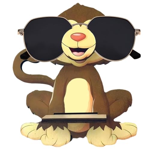 Soporte para gafas de animales, bonito soporte para gafas - Lindo soporte de exhibición de gafas | Delicada decoración artesanal tallada para sala de estar, área de trabajo, dormitorio, sala de estudi