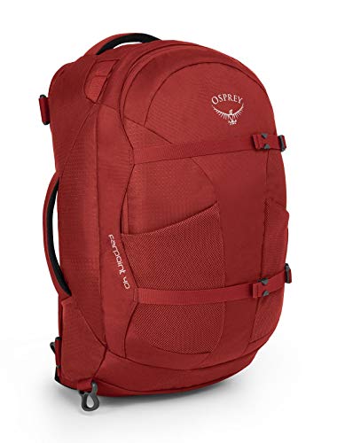 Osprey Farpoint 40, zaino da viaggio per uomo - Jasper Red (M/L)