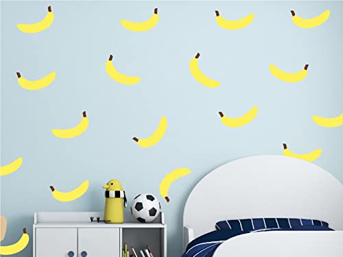 Vinilos Decorativos Amarillos Plátanos 64 Piezas para Niños miniatura 1