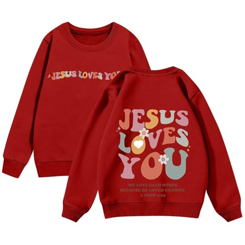 Boys Sweatshirts Fashion Long Sleeve Fall Pullover Shirts Oversized Fleece Drop Shoulder Sweatshirts Cute Fall Clothes