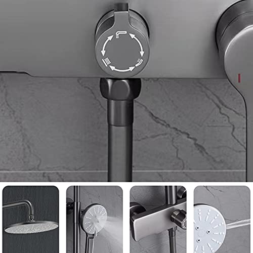 Ensemble de robinet de douche multifonction au design épuré - 6