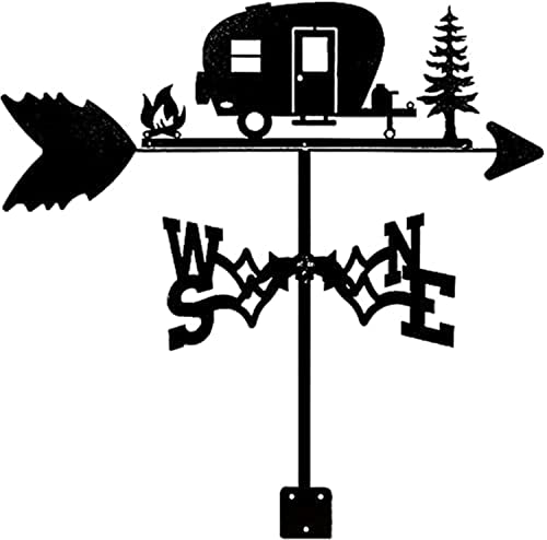 Girouette de camping-car en acier inoxydable pour toit extérieur et jardin