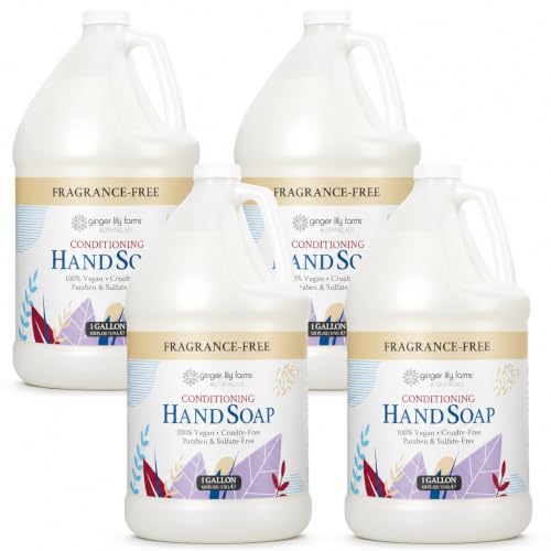 Ginger Lily Farms 4pk/1 gal All-Purpose Hand Soap, Fragrance-Free