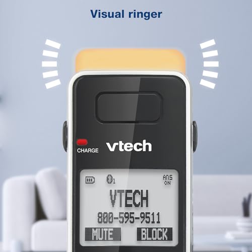 VTech IS8151-5 Super Long Range 5 Handset DECT 6.0 Cordless Phone for Home with Answering Machine, 2300 ft Range, Call Blocking, Bluetooth, Headset Jack, Power Backup, Intercom, Expandable to 12 HS - image 8