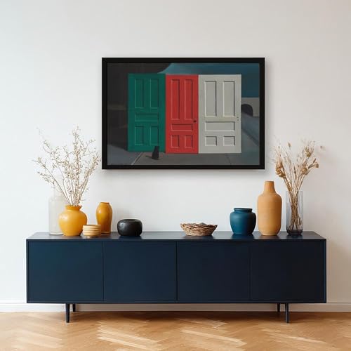 Impression sur toile Demolition Doors tableau moderne cadre suspendu 50x76cm - 5