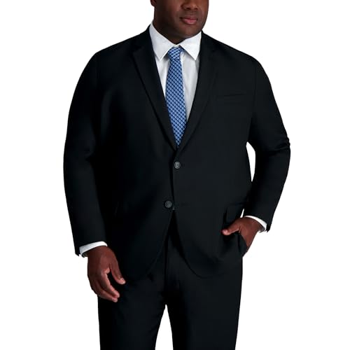 Haggar Men's Smart Wash Performance Classic Fit Big &Tall Suit Separates-Pants & Jackets