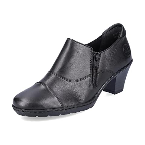 Rieker Womens 57173-02 Anaconda Leather Trouser Shoe 5 UK Black Cover