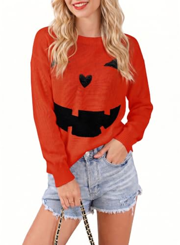 Image of LEMAFER Women 2026 Merry Christmas Round Neck Sequin Letters Sweater Casual Solid Slogan Long Sleeve Pullover Sweatshirt Tops