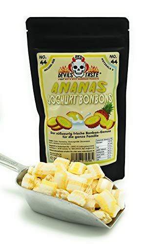 Fruchtige Ananas Joghurt Bonbons - mild - 200g - Hotskala: 0 Cover