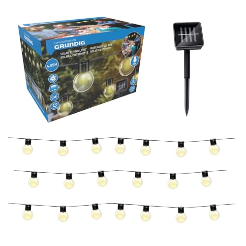 Lumières pour jardin et guirlandes lumineuses solaires balcon
