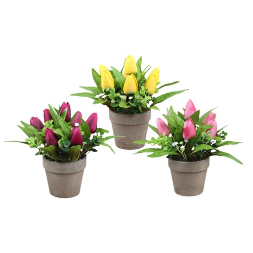 Plante simulation tulipe pour apporter douceur et verdure a la maison