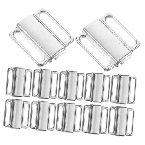VILLCASE Odorless Lightweight Alloy Bra Clasps Buckles Bra Strap Clips Shoulder Strap Clips Buckles