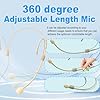 MICMXMO Single Microphone Headband Microphone Head Ear, Compatible with AKG Wireless Transmitter, Omnidirectional Condenser Mic, Beige (Mini XLR TA3F Plug) #4