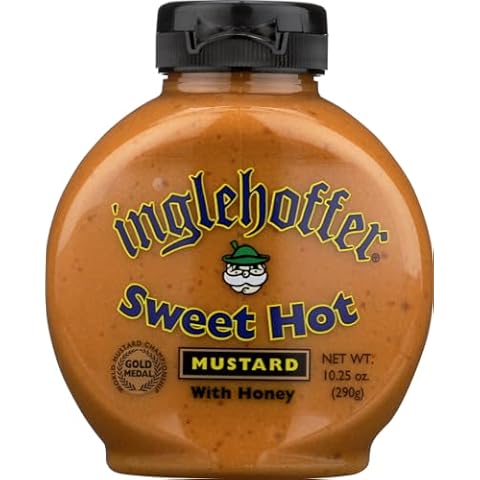 Inglehoffer Mustard Sweet Hot Squeeze 10.25 OZ (Pack of 2) Cover