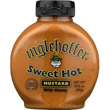 Inglehoffer Mustard Sweet Hot Squeeze 10.25 OZ Pack of 2