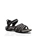 Teva womens Tirra Sandal, Black/Grey, 8 US