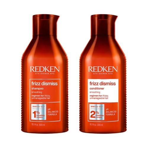 Redken Frizz Dismiss Shampoo 300ml & Spülung 300ml Duo