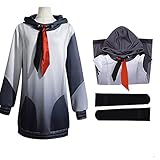 Women Project Sekai Colorful Stage Cosplay Costume Mizuki Ena Mafuyu Kanade Dress Suit Halloween Outfits for Girls (M,style4), Black4