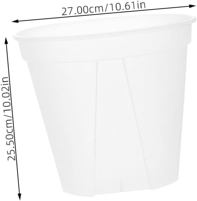 4pcs Clear Plastic Gardening Pots Multi Functional Nursery Planter for Flower Transplanting Home Gardening Balcony Use Durable Material with Drainage for Succulents Plants