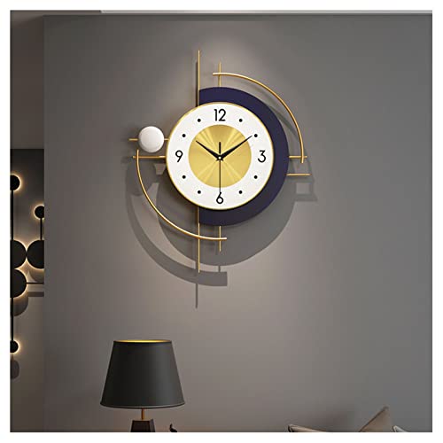 Horloge de salon silencieuse en métal 3D pour en finir avec le bruit
