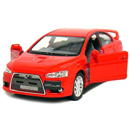 Kinsmart 1:36 Scale 5" 2008 Mitsubishi Lancer Evolution X (Red)