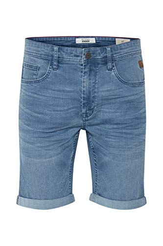 DENIMFY DFAri Korte jeansshort voor heren, stretch, korte broek, regular fit, zomer, denim, effen, grijs, blauw, 31, 32, 33, 34, 36, 38, 40, 42, 44, 46, 38W