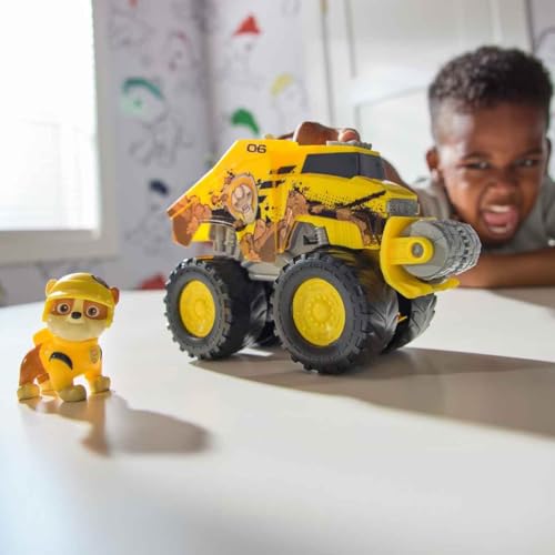Paw Patrol Rubble Rescue Wheels - Collectable Action Car Figure - Children's Toy for 3 Years and Above