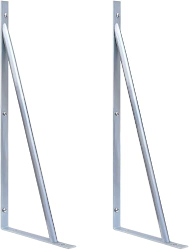 vidaXL 2 soportes de soporte para poste de cerca, accesorio de hardware de barrera de esgrima para soporte de poste de cerca, soporte de acero