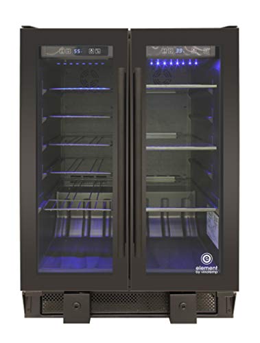Vinotemp EL-BWC102-02 Touch Screen Beverage Wine Cooler, Black