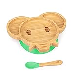 ? COMIDA DIVERTIDA: ¡nuestras vajillas infantiles aportan divertidos y simpáticos motivos de animales a la mesa del comedor! Como resultado, los niños de apenas un año se sienten motivados para probar alimentos sólidos y comer por sí mismos.