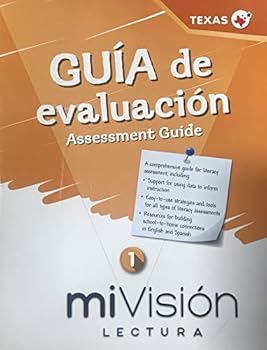 Paperback miVision Lectura, guia de Evaluacion Assessment Guide 1 - Texas Edicion Book